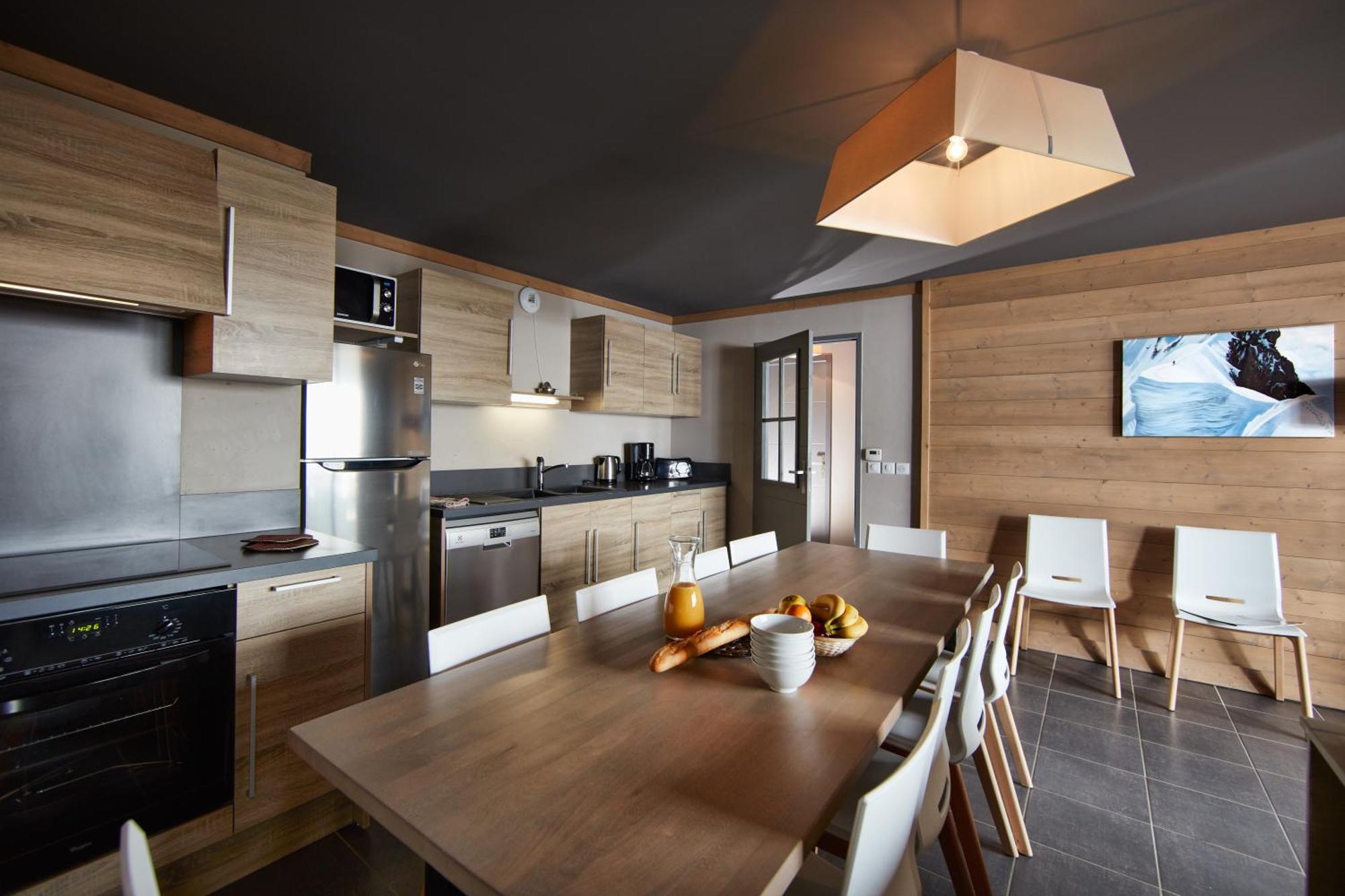 Cgh Residences & Spas Les Chalets Du Soleil Contemporain Saint-Martin-de-Belleville Ruang foto