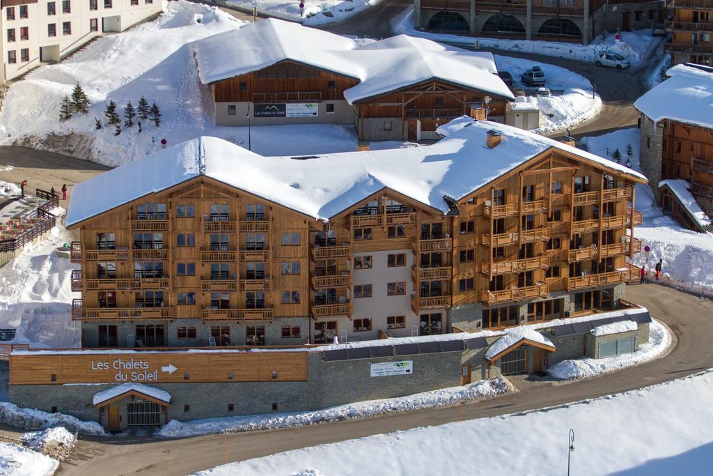Cgh Residences & Spas Les Chalets Du Soleil Contemporain Saint-Martin-de-Belleville Bagian luar foto