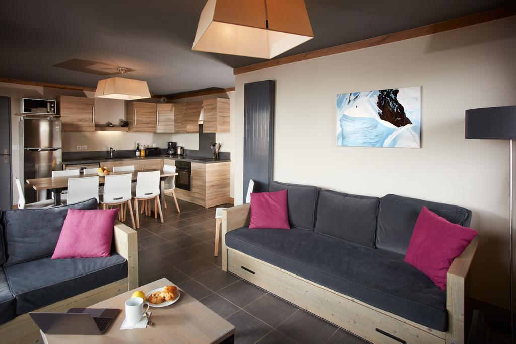 Cgh Residences & Spas Les Chalets Du Soleil Contemporain Saint-Martin-de-Belleville Bagian luar foto
