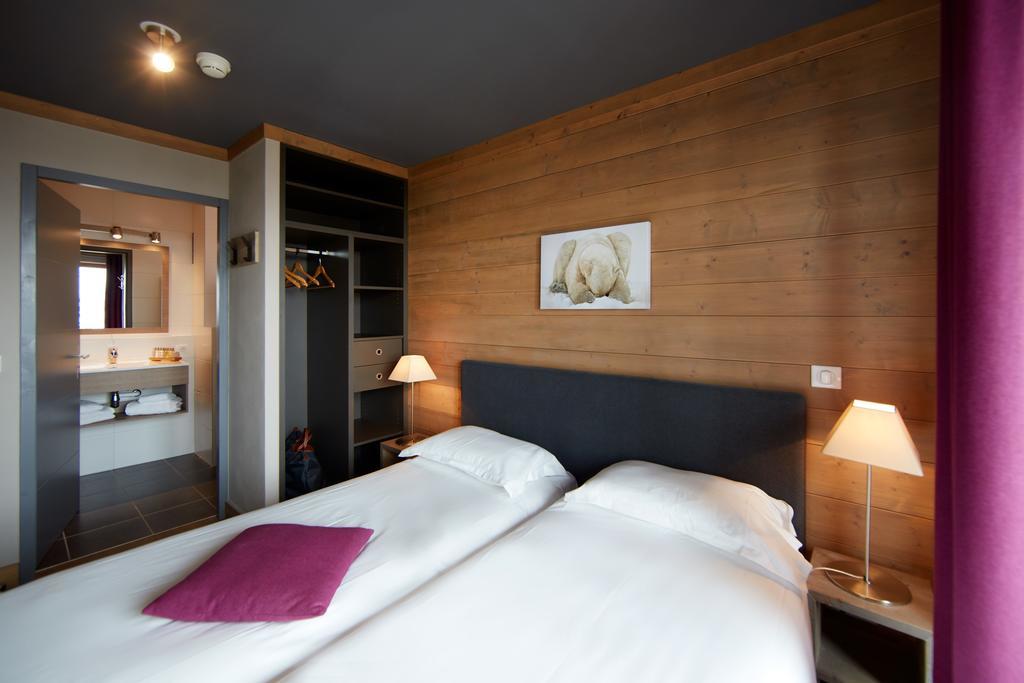 Cgh Residences & Spas Les Chalets Du Soleil Contemporain Saint-Martin-de-Belleville Bagian luar foto
