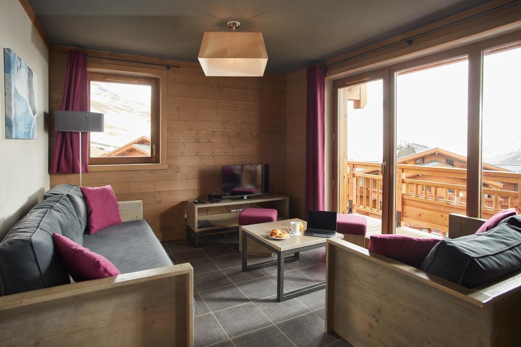 Cgh Residences & Spas Les Chalets Du Soleil Contemporain Saint-Martin-de-Belleville Bagian luar foto